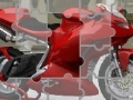 Játék Red Motorbike Puzzle