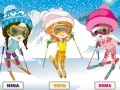 Játék Skiing Threesome