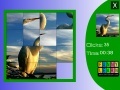Játék Slide puzzle: Alone Stork 