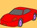 Játék Best and fast car coloring
