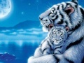 Játék Mother and Baby Tiger Puzzle