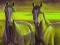 Játék Green Horses: Slide Puzzle