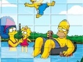 Játék Simpsons puzzle