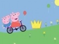 Játék Peppa Pig on bike