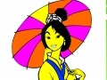 Játék Princess Mulan Coloring