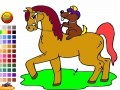 Játék Horse and Dog Coloring