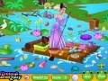 Játék Princess Tiana Pond Cleaning