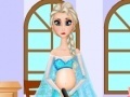 Játék Pregnant Elsa Room Cleaning