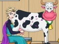 Játék Elsa milking cow