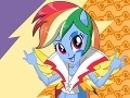 Játék Equestria Girls: Rainbow Rocks - Rainbow Dash Dress Up