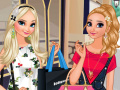 Játék Elsa and Anna Go Shopping