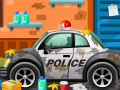 Játék Clean up police car