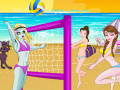Játék Princess Vs Monster High Beach Voleyball