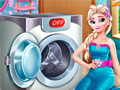 Játék Elsa Wash Clothes