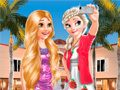 Játék Frozen And Rapunzel Fashion Selfie