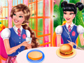 Játék Princesses Burger Cooking