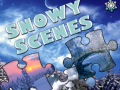 Játék Jigsaw Puzzle: Snowy Scenes  