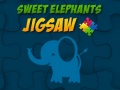 Játék Sweet Elephants Jigsaw