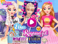 Játék Elsa and Rapunzel Princess Rivalry