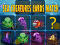 Játék Sea creatures cards match