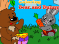 Játék Coloring Bear and Bunny