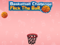 Játék Basketball Challenge Flick The Ball
