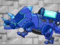 Játék Combine! Dino Robot Tyrano Red + Tricera Blue
