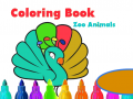 Játék Coloring Book: Zoo Animals
