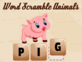 Játék Word Scramble Animals