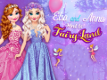 Játék Elsa and Anna Sent to Fairyland