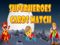 Játék Superheroes Cards Match
