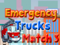 Játék Emergency Trucks Match 3