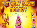 Játék Birthday Cakes Memory