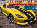 Játék American Cars Jigsaw