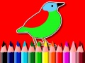 Játék Back To School: Birds Coloring Book