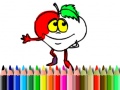 Játék Back To School: Fruits Coloring