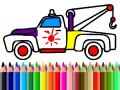 Játék Back To School: Trucks Coloring
