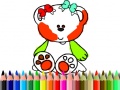 Játék Back to School: Sweet Bear Coloring