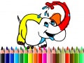 Játék Back To School: Elephant coloring