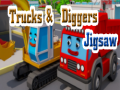 Játék Trucks & Digger Jigsaw 