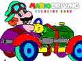 Játék Mario Driving Coloring Book