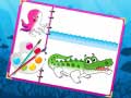 Játék Sea Creatures Coloring Book