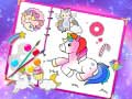 Játék Fabulous Cute Unicorn Coloring Book