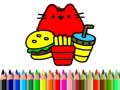 Játék Back To School: Cute Cats Coloring