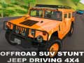 Játék Offraod Suv Stunt Jeep Driving 4x4