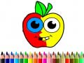 Játék Back To School: Apple Coloring Book