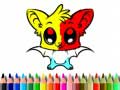 Játék Cute Bat Coloring Book