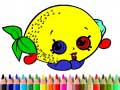 Játék Back To School: Fruits Coloring Book