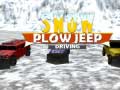 Játék Winter Snow Plow Jeep Driving