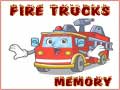 Játék Fire Trucks Memory